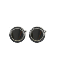 Metallic Gray Cufflinks