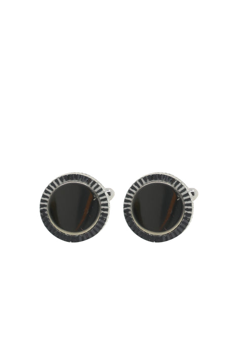 Metallic Gray Cufflinks