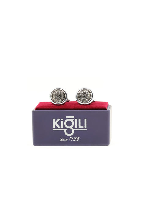 Metallic Gray Cufflinks
