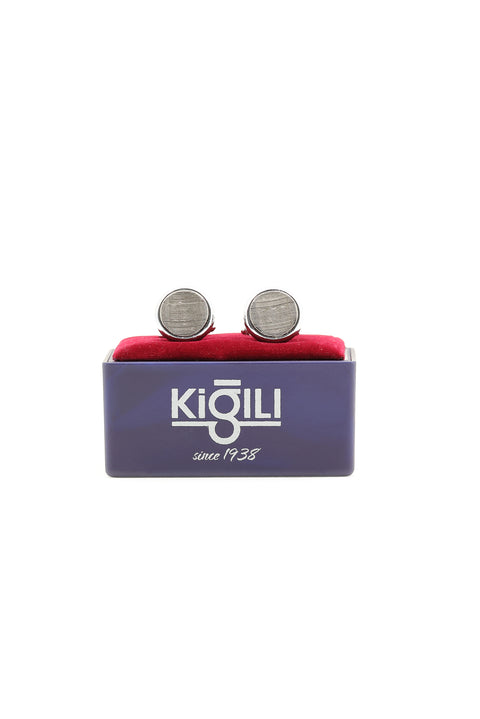 Metallic Gray Cufflinks