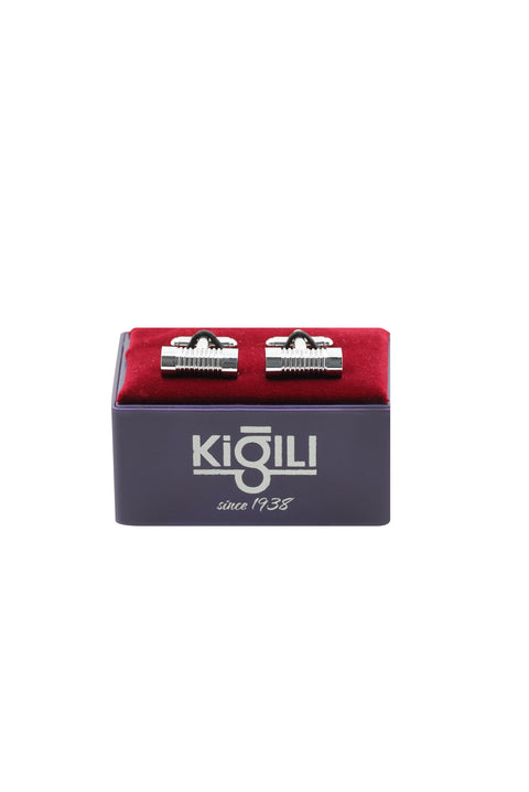 Metallic Gray Cufflinks