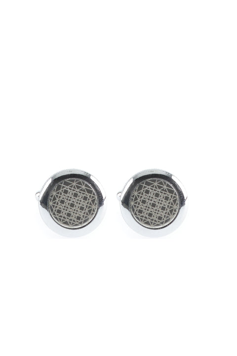 Metallic Gray Cufflinks