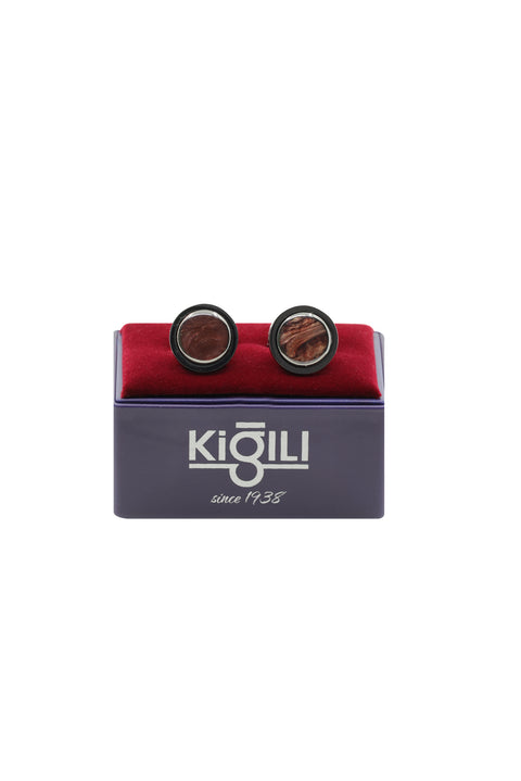 Dark Brown Cufflinks