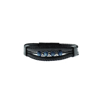 Black Leather Bracelet