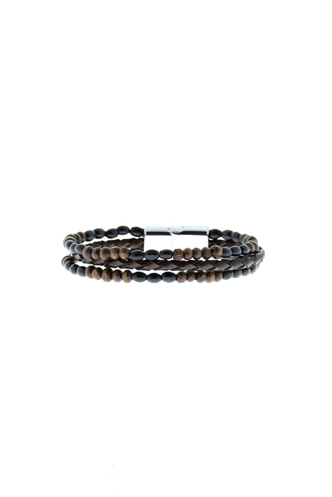 Dark Brown Leather Bracelet