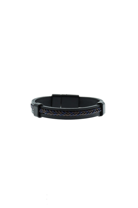 Black Leather Bracelet
