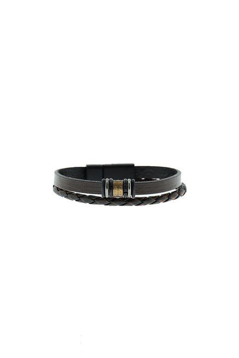 Dark Brown Leather Bracelet
