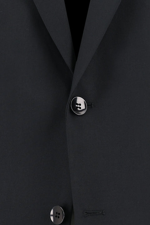 Black 4-Drop Relaxed Fit Suit