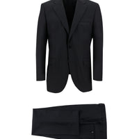 Dark Black 6 Drop Regular Fit Standard Cut Suit