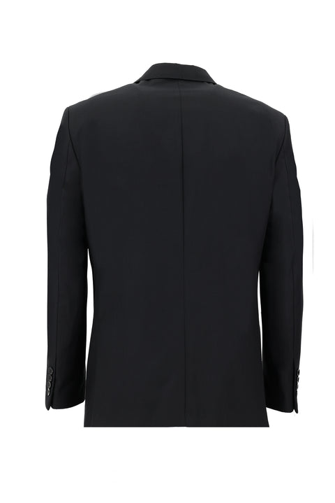 Dark Black 4-Drop Relaxed Fit Suit