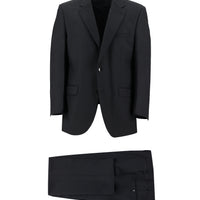 Black 4-Drop Relaxed Fit Suit
