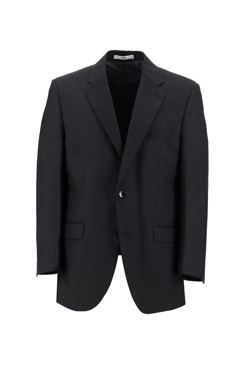 Black 4-Drop Relaxed Fit Suit