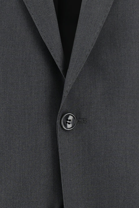Orta Füme 7 Drop Slim Fit Dar Kesim Takım Elbise
