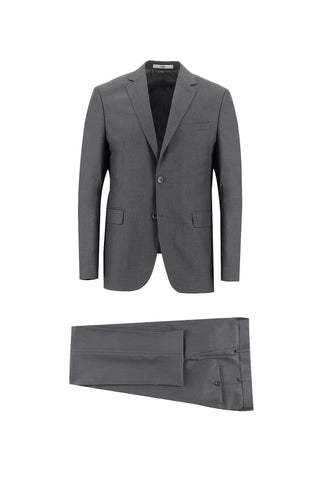  Koyu Füme 7 Drop Slim Fit Dar Kesim Takım Elbise