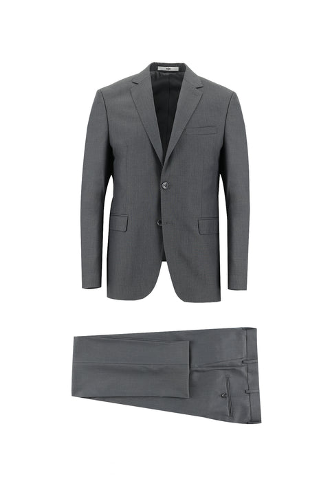 Dark Gray 7 Drop Slim Fit Narrow Cut Suit