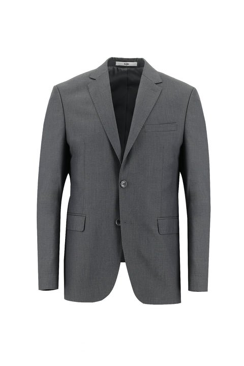 Dark Gray 7 Drop Slim Fit Narrow Cut Suit