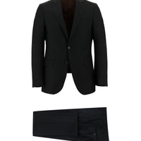 Dark Black 4-Drop Relaxed Fit Suit