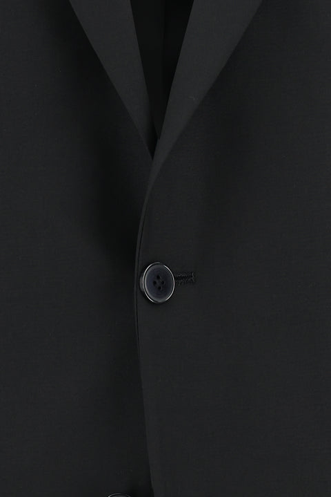 Black 6-Drop Regular Fit Standard Cut Suit