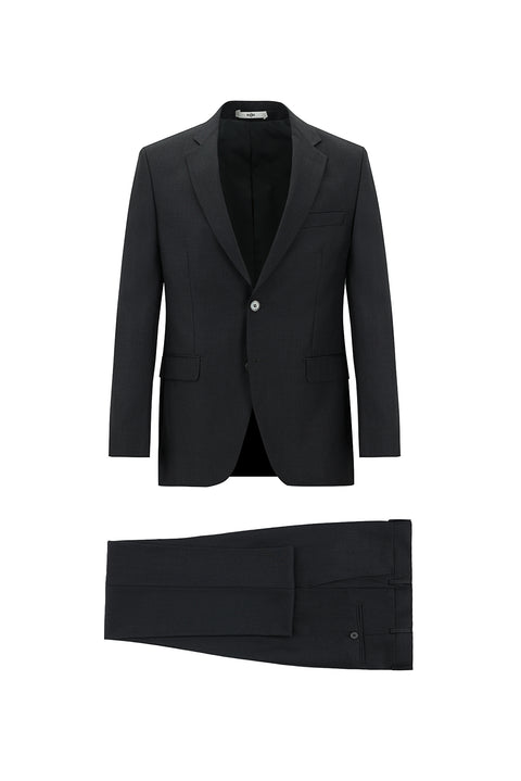Dark Gray 4-Drop Relaxed Fit Suit