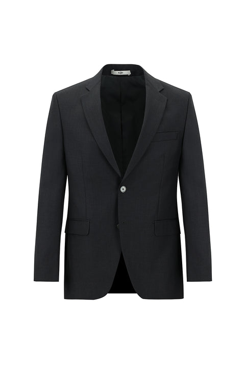 Dark Gray 6-Drop Regular Fit Standard Cut Suit
