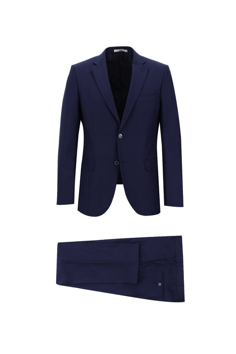 Light Navy Blue 6 Drop Regular Fit Standard Cut Suit