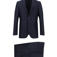 Black Navy 6 Drop Regular Fit Standard Cut Suit