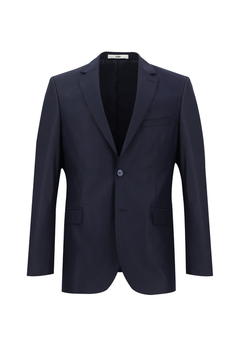 Black Navy 6 Drop Regular Fit Standard Cut Suit