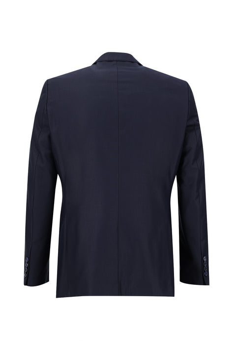 Black Navy 6 Drop Regular Fit Standard Cut Suit