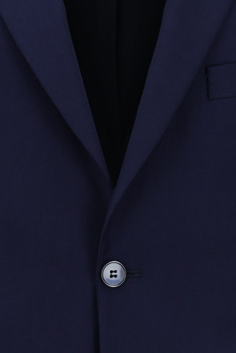 Light Navy Blue 4-Drop Relaxed Fit Suit
