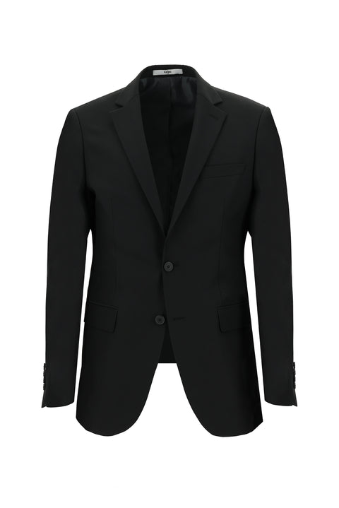 Black 8 Drop Long Slim Fit Suit