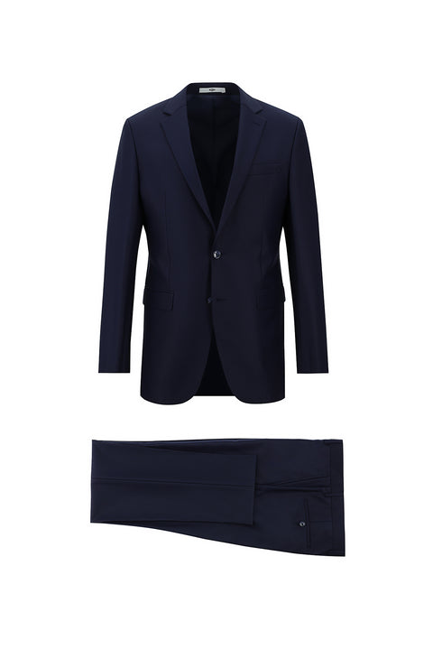 Medium Navy 8 Drop Long Slim Fit Suit