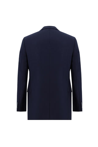  Orta Lacivert 8 Drop Long Slim Fit Uzun Dar Kesim Takım Elbise