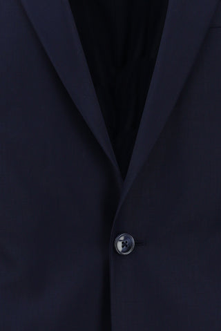  Orta Lacivert 8 Drop Long Slim Fit Uzun Dar Kesim Takım Elbise