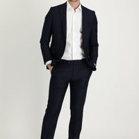 Medium Navy 4-Drop Relaxed Fit Suit