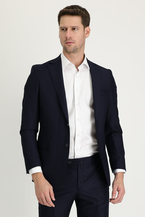 Medium Navy 4-Drop Relaxed Fit Suit