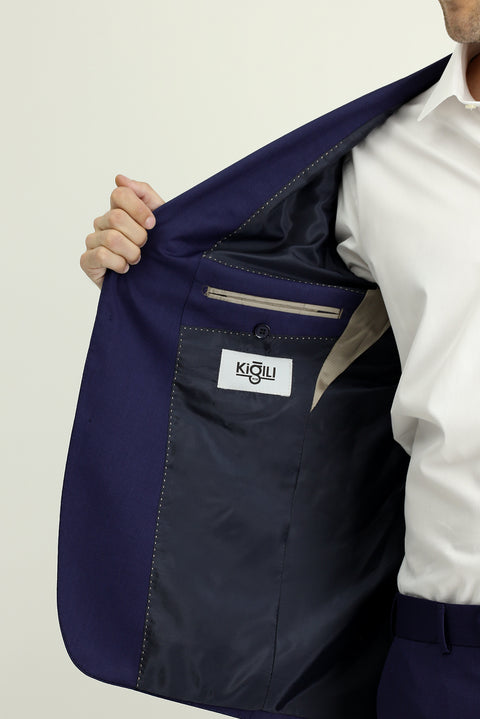 Medium Navy 6 Drop Regular Fit Standard Cut Suit