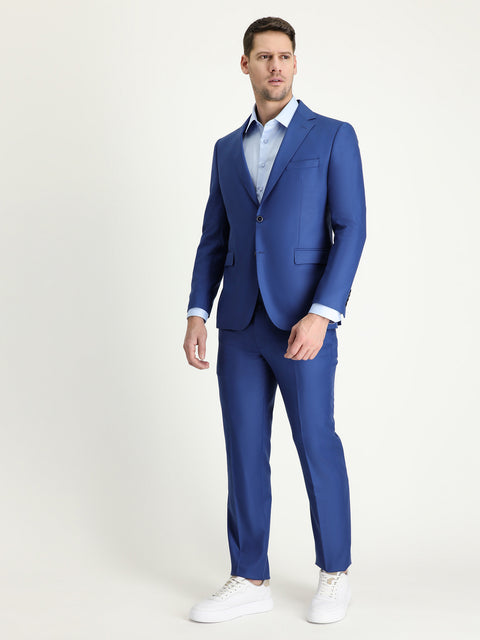 Blue 8 Drop Muscle Fit Long Athletic Cut Suit