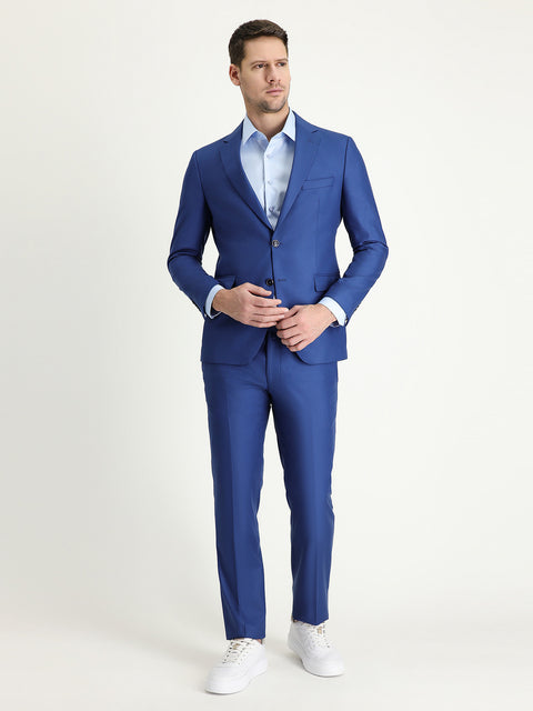 Blue 8 Drop Muscle Fit Long Athletic Cut Suit