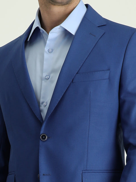 Blue 8 Drop Muscle Fit Long Athletic Cut Suit