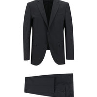 Black 4-Drop Relaxed Fit Suit