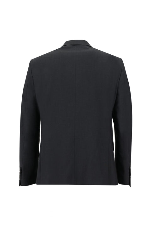 Black 6-Drop Regular Fit Standard Cut Suit