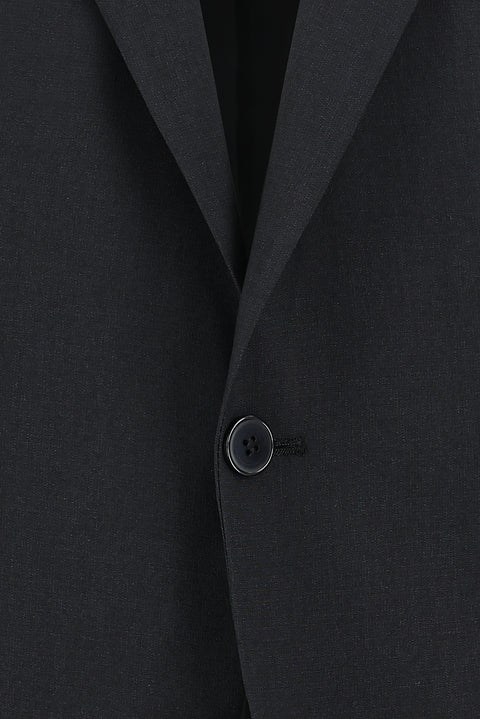 Black 4-Drop Relaxed Fit Suit