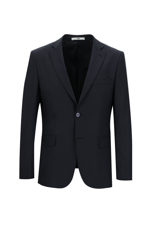 Black Navy 6 Drop Regular Fit Standard Cut Suit