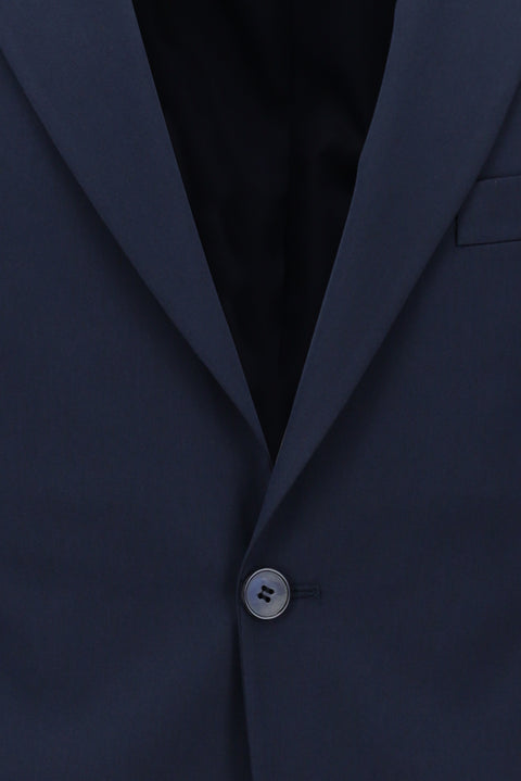 Light Navy Blue 4-Drop Relaxed Fit Suit