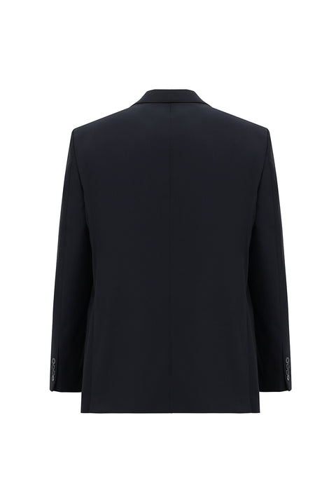 Dark Navy 4-Drop Relaxed Fit Suit
