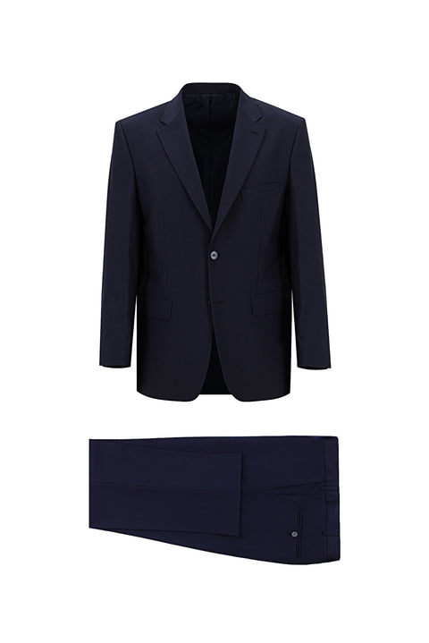 Dark Navy 4-Drop Relaxed Fit Suit