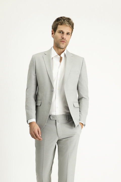 Medium Grey 6 Drop Milano Full Oversize Fit Slim Fit Suit