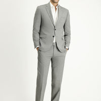 Medium Gray 7 Drop Slim Fit Suit