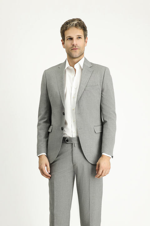 Medium Gray 6 Drop Milano Full Oversize Fit Slim Fit Suit