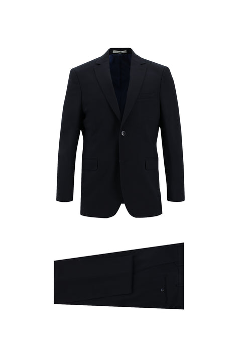 Dark Navy 6 Drop Regular Fit Standard Cut Wool Suit